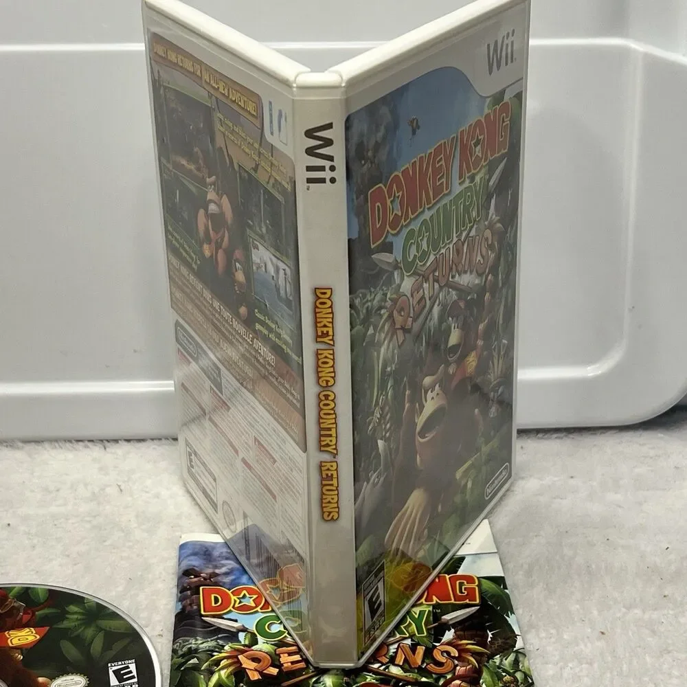Donkey Kong Country Returns (Nintendo Wii, 2010) Complete w/ Manual Tested Works